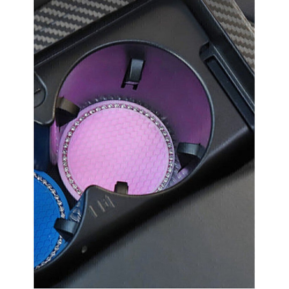 1 pc Car Coaster In Pink - Picture 3 of 4